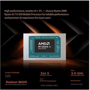 Yunli Pro 14C/2025 ai yuanqi/Ryzen ai <span class=keywords><strong>7</strong></span> 360 14 inch kim loại 1TB <span class=keywords><strong>SSD</strong></span> Đồ họa tích hợp 2.8k OLED <span class=keywords><strong>Windows</strong></span> 11 Pro được cài đặt sẵn - Product Image 6