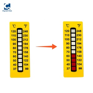 Termómetro con pegatinas para la cabeza del bebé, indicador de temperatura que cambia de Color, 2-8 C - Product Image 4