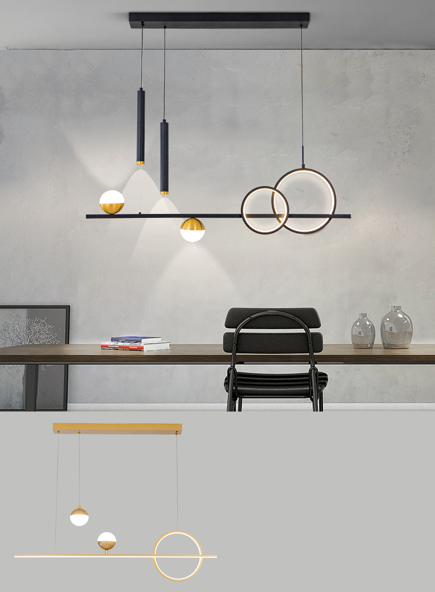 ทองเหลือง + ดำ