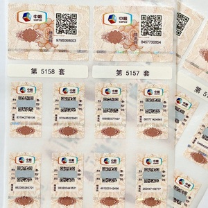 Waterproof Square QR <strong>Code</strong> Sticker with Custom Anti-Counterfeiting Printing - Product Image 2