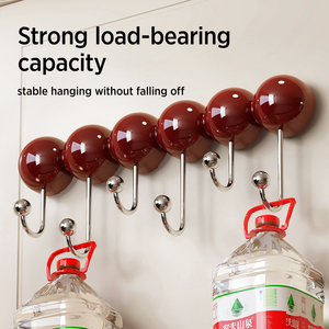Multi-Purpose Suction Cup <strong>Hooks</strong> Eco-Friendly ABS Material Wall Adhesive <strong>Hooks</strong> Round Shape Storage Sticky <strong>Hook</strong> <strong>for</strong> <strong>Small</strong> Items - Product Image 6
