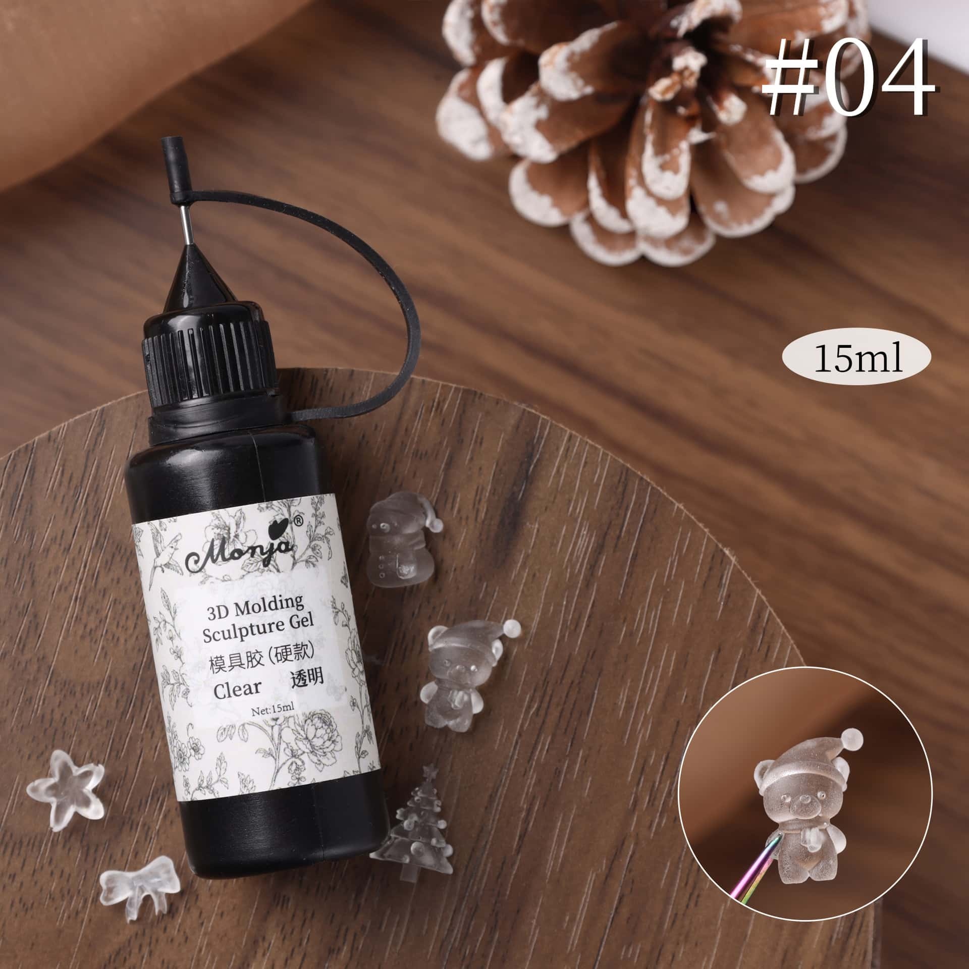 15ml Transparente (tipo duro)