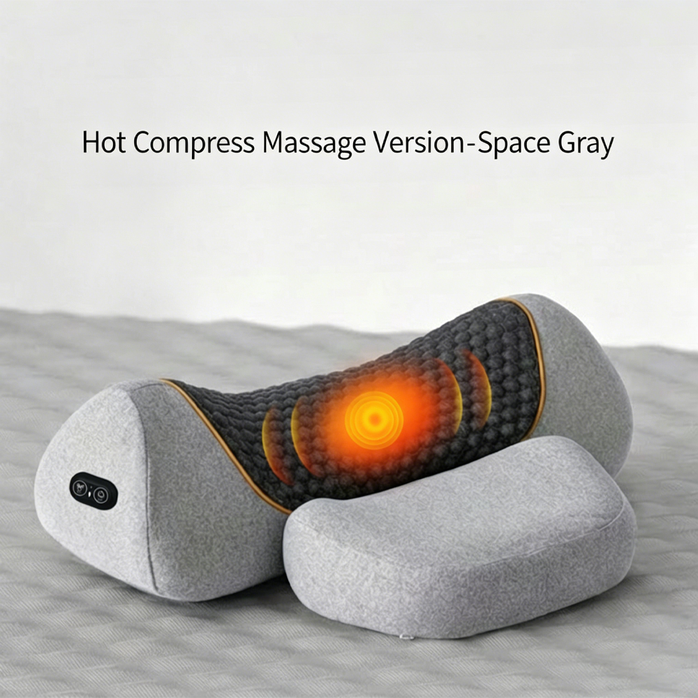 Gris Claro - Compresa Caliente + Masaje Vibratorio