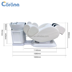 Ganzkörper <span class=keywords><strong>massage</strong></span> Elektrischer Liege kopf Spa Shampoo Bett Friseursalon Wasch stuhl - Product Image 4