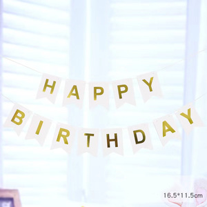 Banderines colgantes con letras estampadas, banderines triangulares para fiestas y celebraciones - Product Image 5