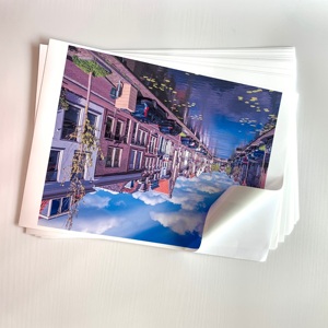 8.5X11 yapıştırıcı parlak <span class=keywords><strong>Sticker</strong></span> A4 beyaz <span class=keywords><strong>Sticker</strong></span> vinil mat şeffaf mürekkep püskürtmeli yazıcı için Ultra su geçirmez çıkartmalar kağıt