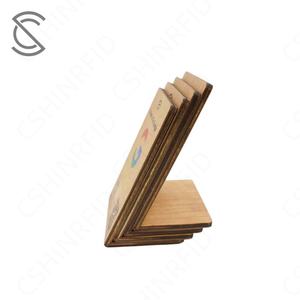 Rfd nfc Google समीक्षा झुकने योग्य ntg213 चिप पर्यावरण अनुकूल संपर्क रहित लक्जरी होटल लकड़ी प्रदर्शन सोशल मीडिया - Product Image 6