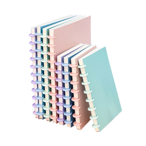 批发魔术记事本厚纸A5马卡龙彩色活页螺旋学校笔记本设计 - Product Image 1
