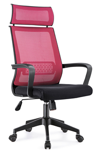 High-Back Modern Ergonomic Mesh Chair Set Contemporary Nylon Home Executive Computer Desk <strong>Swivel</strong> with Headrest Office Furniture - Product Image 2