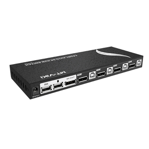Hotkey DP <strong>KVM</strong> <strong>Switch</strong> 4K 60Hz + Cables, MT-ViKI <strong>4</strong> Port DisplayPort <strong>KVM</strong> <strong>Switch</strong> <strong>4</strong> in <strong>1</strong> Out