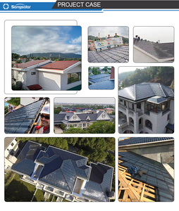 <strong>Top</strong> Quality Bipv Solar Panel Glass <strong>Facade</strong> for Building Glass Solar Panel 220v Bipv Transparent Customizable Bipv Solar Roof Tile - Product Image 4