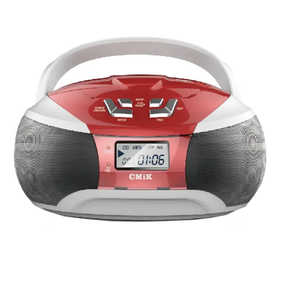CMiK mk-22 DJ DVD WMA Tragbare crenk CD CD-R CD-RW boombox mit farbe led licht bt usb tf karte AM FM radio MP3-player