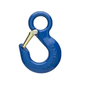 US Type Drop-Forged Carbon Steel Eye Hoist <strong>Hook</strong> <strong>With</strong> Integrated <strong>Latch</strong>