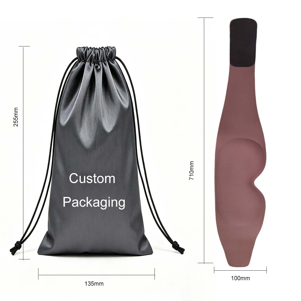 Brown(Custom Drawstring Bag)
