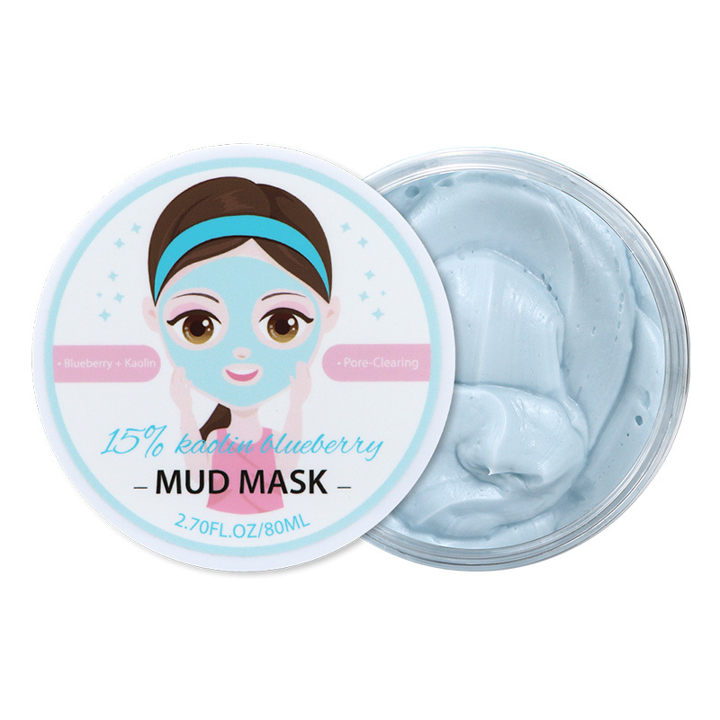 Maschera di fango al mirtillo