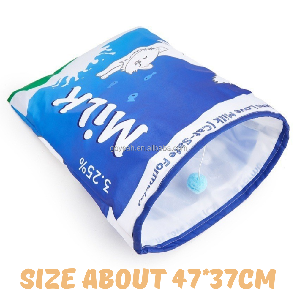 Sac de lait bleu