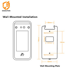EISSolution <strong>Software</strong> Cloud LInux 2 in 1 4.3 Inch Touch Screen Biometric <strong>Access</strong> <strong>Control</strong> Terminal System Face Recognition Machine - Product Image 4