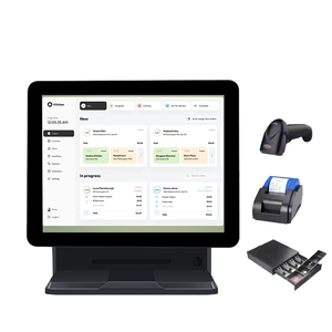 15.6 Inch Touch Screen POS <strong>System</strong> All in One POS Cash Register Machine Terminal <strong>Secure</strong> Fast Checkouts with Customer Display - Product Image 1