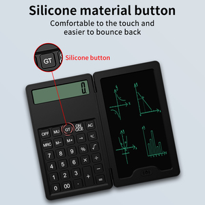 <strong>Notebook</strong> With <strong>Calculator</strong> Multifunctional <strong>Calculator</strong> and Tablets 12 Digits <strong>Calculator</strong> With Lcd Writing Tablet for School Office - Product Image 5