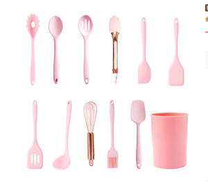 Mini silikon mutfak aletleri set 12 adet set - Product Image 3