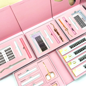 ขายส่งปรับแต่งDiy Cluster Lashesฉลากส่วนตัวC D Curlส่วนPre-CutชุดขนตาขนตาDIYคลัสเตอร์ขนตาชุด - Product Image 4