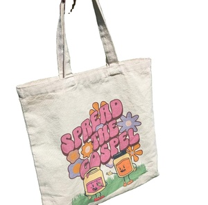 Phong cách cổ điển lây lan các Phúc âm Christian resueable Tote Túi tùy chỉnh thời trang vai Jesus đức tin bông vải Tote Túi cho món quà - Product Image 2