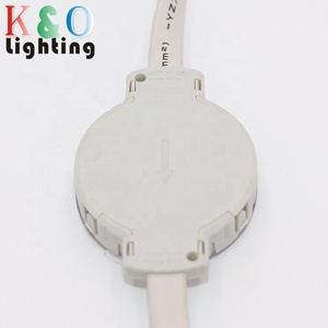 DC24V IP68 Outdoor <strong>RGB</strong> <strong>LED</strong> <strong>Pixel</strong> Light <strong>String</strong> <strong>DMX</strong> Controlled Point Lights Building Projects PC Lamp Body IP68 Waterproof - Product Image 6