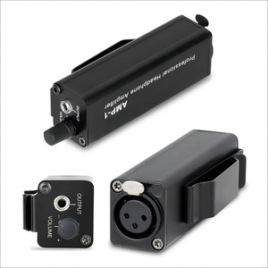 AMP-1 Professional XLR Passive Headphone Converter Plug &amp; Play with Volume Control <strong>Portable</strong> HIFI for Stage Recording Monitoring - Product Image 2