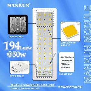 Dc 48V Led modülü serisi, özelleştirilmiş tasarım 50W açık hava modülü, marka SMD 5050 32leds aydınlatma alüminyum Led 7070 Smd çip 95 120 - Product Image 3