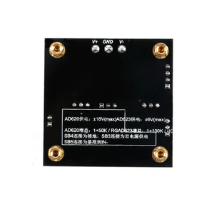 AD620/AD623 instrument amplifier module CNC MCP41100 gain adjustment differential model programmable amplifier - Product Image 3