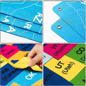 Đầu Học Tập Giáo Dục Đồ Chơi Cho Trẻ Em Hoa Kỳ Lớp Học Bản Đồ Cảm Thể-Hội Đồng Quản Trị Cho Trẻ Mới Biết Đi - Product Image 4