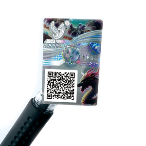 Unique Anti-Counterfeiting QR Code Label Holographic Tamper-proof Security Barcode PET Material Laser <strong>Decal</strong> - Product Image 2