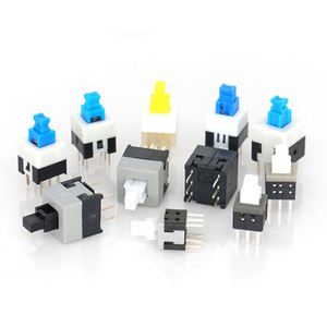 2 3 4 5 6 Pin Dip Pcb Mini anahtarı Smd Smt 5.8X5.8 7X7 8X8 8.5X8.5 MM kapalı basma düğmesi 5.8*5.8 7*7 8*8 8.5*8.5 kendinden kilitli anahtarı - Product Image 2