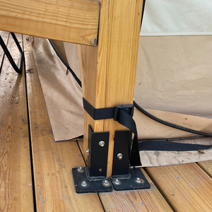 เต็นท์ผ้าใบกันน้ำฤดูหนาวเต็นท์ซาฟารีโรงแรมหรูเต็นท์ตั้งแคมป์ที่ดีที่สุดสำหรับการตั้งแคมป์ - Product Image 4