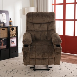 Fauteuil inclinable multifonctionnel, fauteuil inclinable décontracté et élégant, siège de canapé simple avec port USB, massage, fauteuil inclinable pour salon - Product Image 3