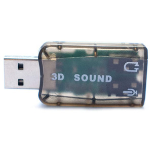 外部5.1通道3d麦克风扬声器虚拟音频Pc适配器Usb 2.0声卡音频接口录音声卡