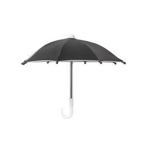 Mini dễ thương sier trang trí chống đỡ ô đồ chơi với in logo thuận tiện Take-out điện thoại di động dù để che nắng nhựa xử lý - Product Image 4