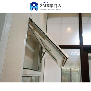 Industrial Design PVC Casement <strong>Window</strong> Swing Open Residential Vinyl <strong>Windows</strong> with Louver Curtain for Insect Control in Bathrooms - Product Image 3
