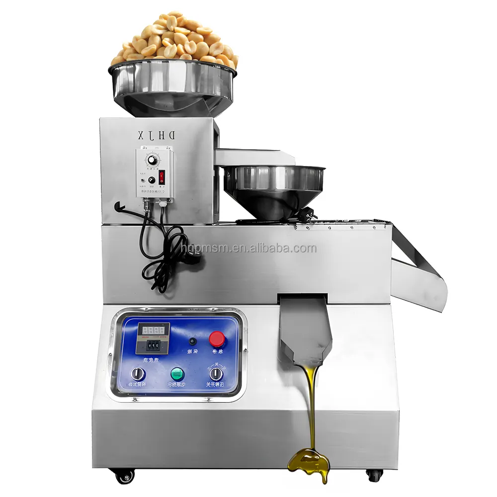 Petite machine d'extraction d'huile de noix de coco à haute efficacité excellente presse à huile froide ou chaude presse à huile de noix de coco