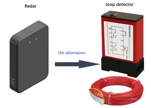 Barrera de estacionamiento de seguridad y protección portátil, puerta de pluma, Detector de bucle inalámbrico, Sensor de Radar, Sensor infrarrojo para coche/vehículo humano - Product Image 5