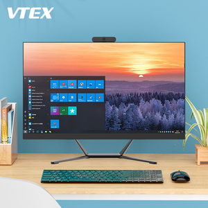VTEX-ordenador todo en uno 23,8, 27, 32 pulgadas, AIO, con micrófono de cámara UPS, Pc todo en uno, oficina, escuela, AIO - Product Image 1
