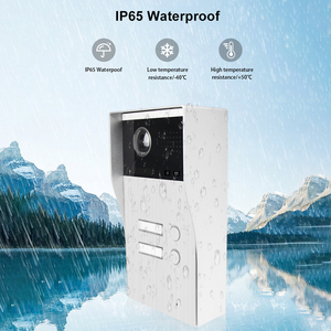 Sistema de intercomunicación visual a prueba de agua, intercomunicador con soporte de la aplicación tuya, proveedor de vídeo de China