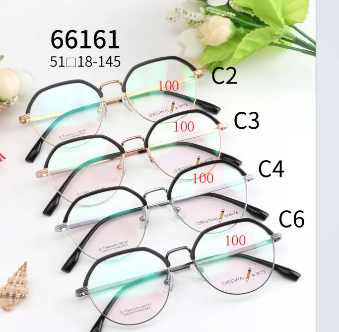 Classic eyebrow metal eyeglass for Unisex light Weight Spectacle frame good price hot sale