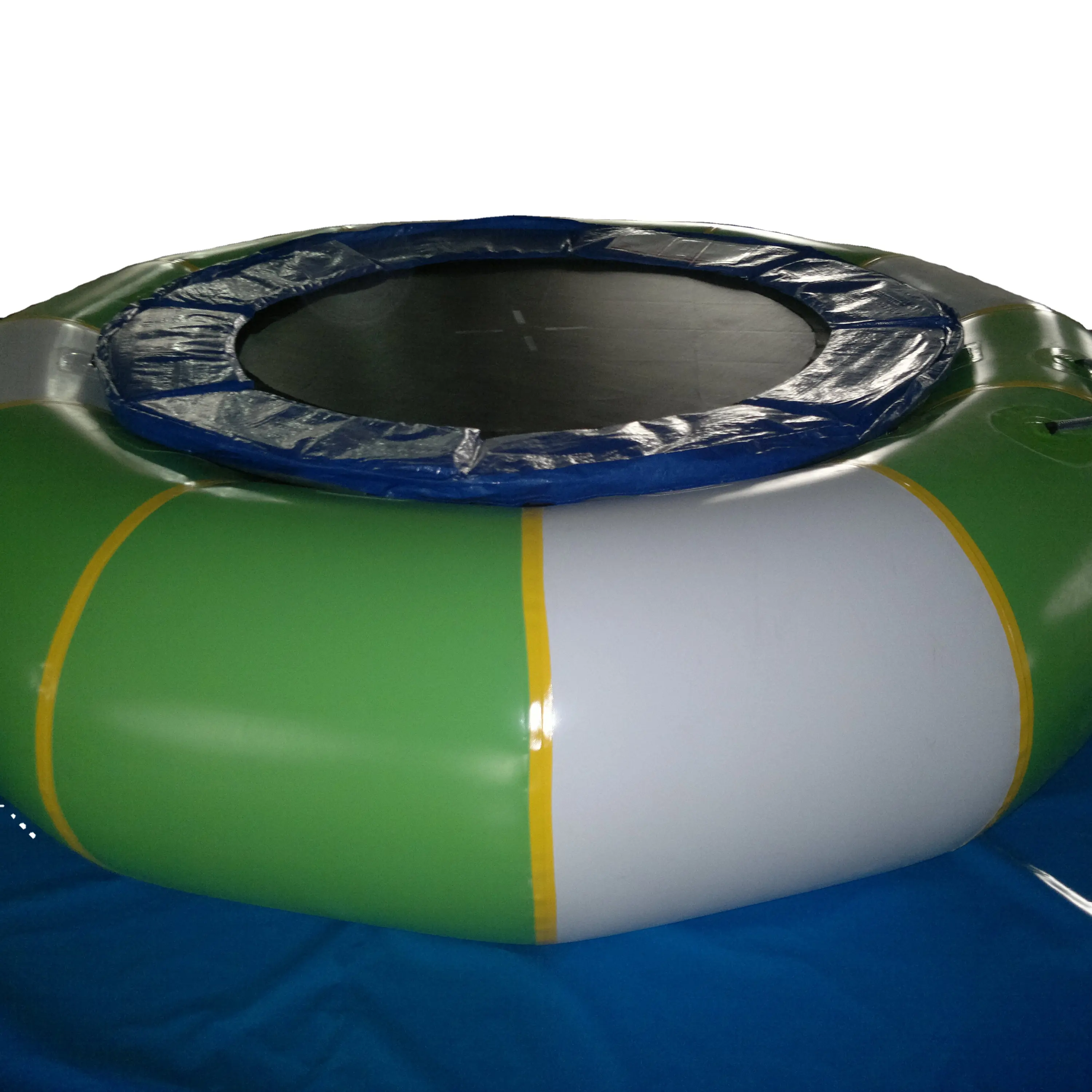 Inflatable water park equipment floating trampoline massive water trampoline water games