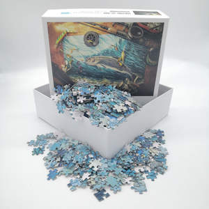 Gioco di <span class=keywords><strong>Puzzle</strong></span> personalizzato per adulti all'ingrosso <span class=keywords><strong>Puzzle</strong></span> personalizzato 1000 pezzi per bambini <span class=keywords><strong>Puzzle</strong></span> animale del fumetto del bambino - Product Image 2