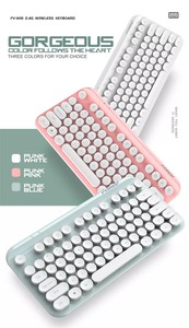 Nuevo teclado de ordenador portátil silencioso Mini teclado de negocios inalámbrico de 2,4G para oficina - Product Image 6