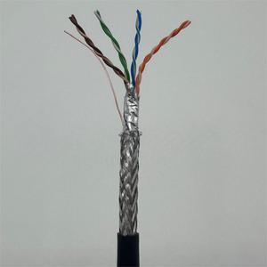 23AWG 24AWG 4对实心导体CE ROHS聚氯乙烯和LSZH护套室内5e Cat6 FTP STP局域网以太网电缆 - Product Image 5