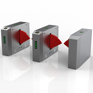 Puerta automática robusta de la barrera de la aleta del sistema del control de acceso del torniquete peatonal - Product Image 2