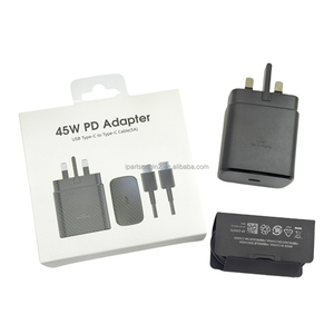 2025 trending produto us eu uk carregador cubo t4510 ta845 usb-c power adapter 45w quick chargeur <span class=keywords><strong>block</strong></span> para samsung s25ultra s24