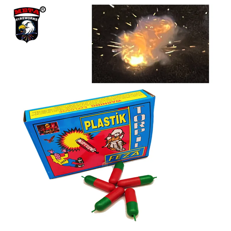 Hot China popular top grade miglior prezzo relax fun small red and green fireworks shell bomb petardi in tubo di plastica ad alto volume